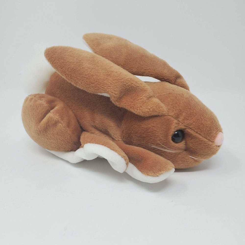Plush Creations Hand Puppet Bunny Rabbit 9" Brown Cottontail Full Body Easter